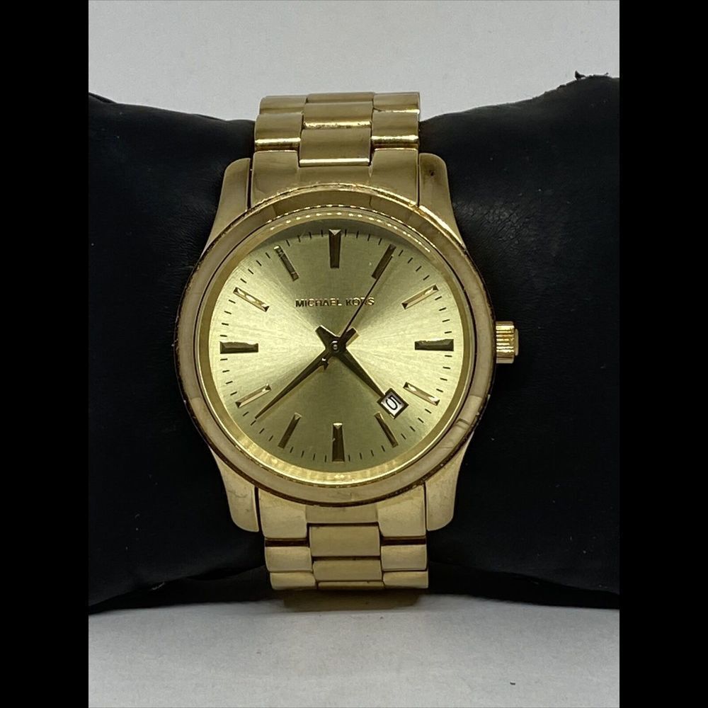 Michael Kors MK5160 Women's Gold Stainless Steel Analog Dial Quartz Watch MP304